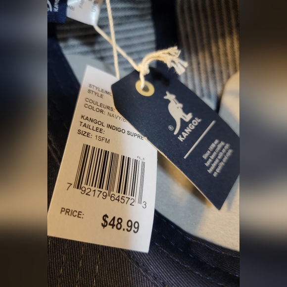 BNWT Kangol 4 Panel Adjustable Hat - Picture 4 of 7